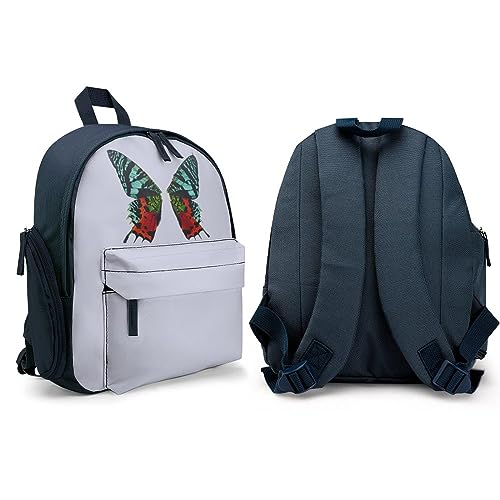 Colorful Butterfly Backpack Lightweight Travel Work Bag Casual Daypack Business Laptop Backpack for Women Men