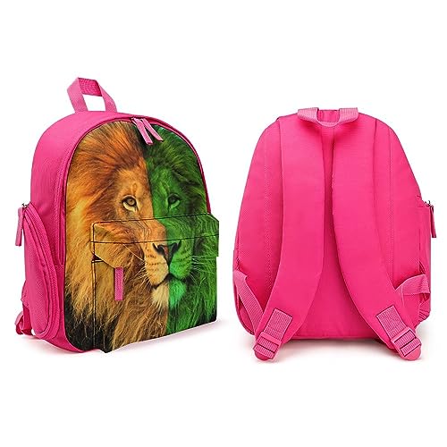 Afirca King of The Animal Lion Backpack Lightweight Travel Work Bag Casual Daypack Business Laptop Backpack for Women Men