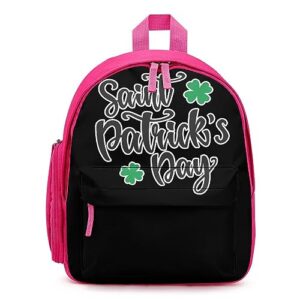 happy saint patricks day backpack lightweight travel work bag casual daypack business laptop backpack for women men