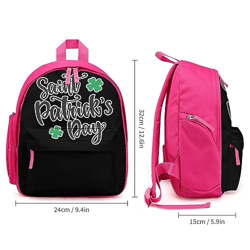 Happy Saint Patricks Day Backpack Lightweight Travel Work Bag Casual Daypack Business Laptop Backpack for Women Men