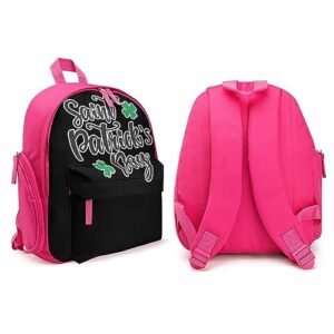 Happy Saint Patricks Day Backpack Lightweight Travel Work Bag Casual Daypack Business Laptop Backpack for Women Men