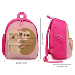 Sloth Love Hug Backpack Lightweight Travel Work Bag Casual Daypack Business Laptop Backpack for Women Men