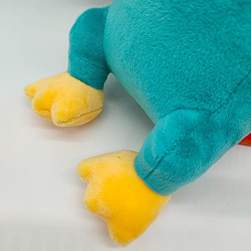 Shontay Perry The Platypus Plush, Platypus Plush Toy for Cartoon Fans Gift,Beautiful Platypus Stuffed Plushies Doll, for Kids Birthday & Holiday