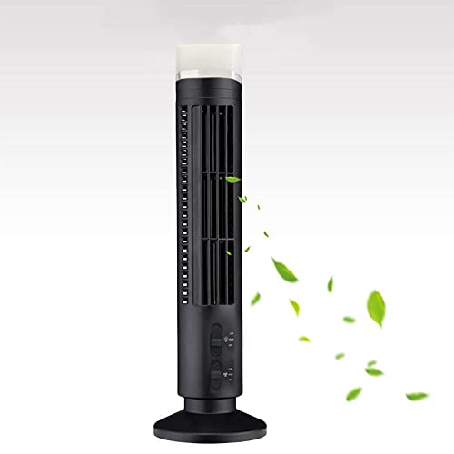 Qiopertar Tower Fan Led Bladeless Fan Tower Electric Fan Mini Vertical Conditioner New For Home