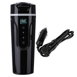 Car Home Dual-Use Electric Kettle Water Heating Cup with Temperature Control and Cigarette Lighter 12V Convenient and Versatile Travel Companion