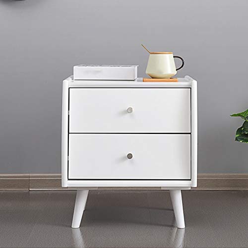 LHLLHL All Solid Wood Bedside Table Simple Nordic Style Bedroom Locker ，Mini Small Multifunctional Bedside Cabinet Simple