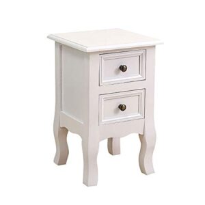 lhllhl nightstand drawer organizer storage cabinet bedside table bedroom furniture woode nordic white bedside table solid wood