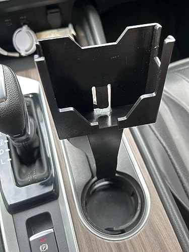 LYW Cup Holder Phone Mount for Car, 2-in-1 Cup Holder Phone Mount, Stable Cup Phone Holder for Car, Car Cup Holder Expander with Phone Mount, Phone and Cup Holder Fit for All Smartphones (Black)