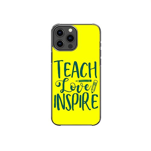 Teach Love Inspire Motivational Positive Inspirational Pattern Art Design Anti-Fall and Shockproof Gift iPhone case (iPhone XR)