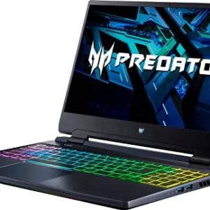 Acer Predator Helios 300 Gaming Laptop 15.6” FHD 1920 x 1080 IPS 165 Hertz Intel Core i7-12700H NVIDIA GeForce RTX 3060 6GB GDDR6 16GB DDR5 512GB SSD Per-Key RGB Backlit Keyboard Windows 11 Pro