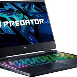 Acer Predator Helios 300 Gaming Laptop 15.6” FHD 1920 x 1080 IPS 165 Hertz Intel Core i7-12700H NVIDIA GeForce RTX 3060 6GB GDDR6 64GB DDR5 2TB SSD Per-Key RGB Backlit Keyboard Windows 11 Pro