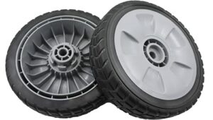 hrr216 lawnmower front 2 wheels set 44710-vg3-010,replacement for honda oem