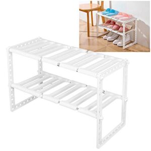 2‑Tier Sink Rack Cabinet Organizer Storage Retractable Design Optimized Home Space Detachable Partition Under Sink Organizer for Home