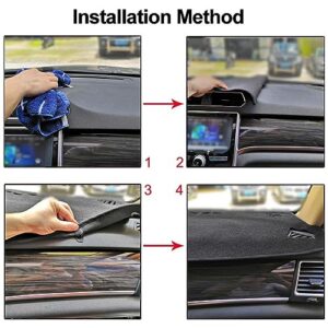 Fit for Volvo XC60 S60 S60L 2012-2016 LHD, car Dashboard Cover, Multifunction Dashboard Protector Cover, Dash Cover mat, Non-Slip