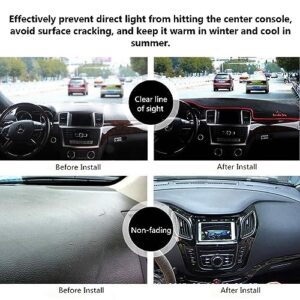 Fit for Volvo XC60 S60 S60L 2012-2016 LHD, car Dashboard Cover, Multifunction Dashboard Protector Cover, Dash Cover mat, Non-Slip