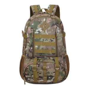 vazzic outdoor mountaineering bag travel backpack men's and women's large capacity 50l camo backpack travel bag