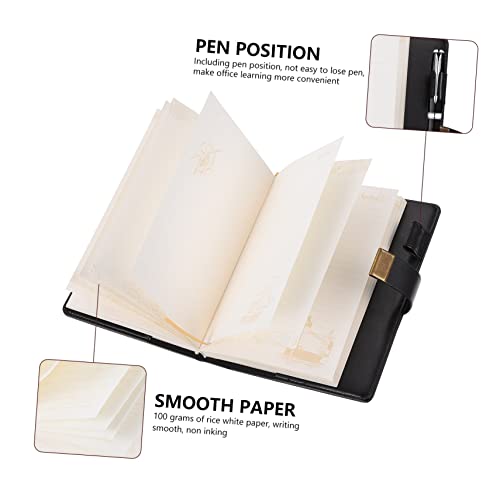 Ciieeo 2 pcs sailor notebook Coded Locking Diary Book drawing diary with lock Business Notepads Writing Notepad Diary Office Notepad room decor pocket travel Paper dairy products Journal