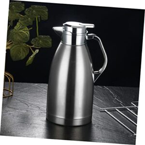 HANABASS Mini Water Kettle Portable hot Water Kettle Camping Kettle Water Bottles for Daily use Drink Kettle Water Bottle for hot Drinks Double Layer Handle Carafe Thermal jug Office