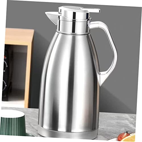 HANABASS Mini Water Kettle Portable hot Water Kettle Camping Kettle Water Bottles for Daily use Drink Kettle Water Bottle for hot Drinks Double Layer Handle Carafe Thermal jug Office