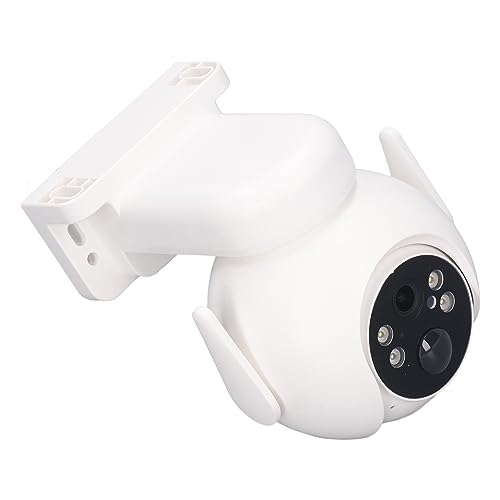 Solar Security Camera, HD 4MP Prevent Flicker Weather Resistant Home Surveillance Camera Color Night Viewing 2 Way Talk IP66 Waterproof for Remote Monitoring