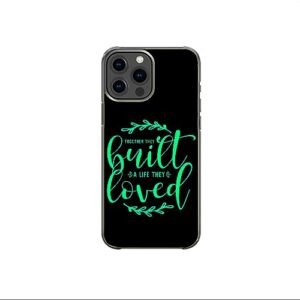 together they built a life they loved positive inspirational pattern art design anti-fall and shockproof gift iphone case (iphone xr)
