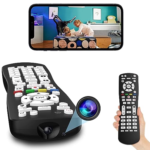 Kestanlora Spy Camera Hidden Camera with Video WiFi TV Remote Control Camera FHD 1080P Wireless Mini Spy Cam Indoor Camera for Home Security and Office Nanny Cams