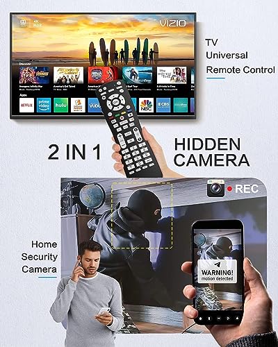 Kestanlora Spy Camera Hidden Camera with Video WiFi TV Remote Control Camera FHD 1080P Wireless Mini Spy Cam Indoor Camera for Home Security and Office Nanny Cams