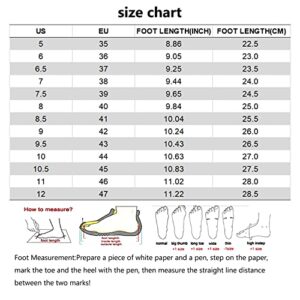 Maylrvjv Men's Cleats High Top Soccer Shoes Football Spikes Ankle Boots Shock-Absorbing Indooor Outdoor Training Athletic Sneakers