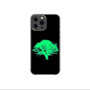 oak tree silhouette naturalist pattern art design anti-fall and shockproof gift iphone case (iphone xr)
