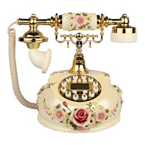 telephone retro telephone home rotary dial fixed telephone business office landline 182325cm (3 specifications available) (color : a2) (a1)