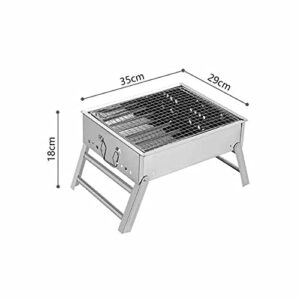 TKFDC BBQ Grill Personal DIY Barbecue Shelf Outdoor Camping Barbecue Grill Charbroiler 1～2 Person Use Smaller (Size : Style1)