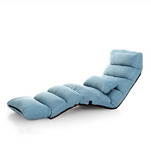 LLLY Sofa Bed Lounge Upholstered Recliner Indoor Living Room Recliner Floor Folding Adjustable Sleeping Lounge