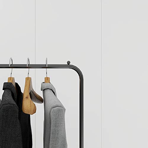 Black Commercial Garment Rack，Closet Garment Rack, Heavy Duty Clothes Storage Organizer for Bedroom, Free-Standing and Closet Organizer and Storage with Hanger Rods Clothes Rack for Hanging Clothes