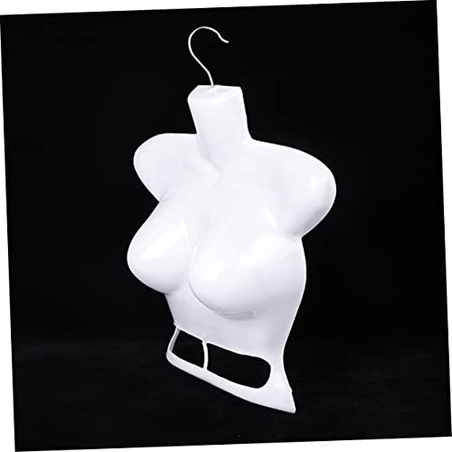 Zerodeko 20 pcs Mannequin Hanger mannequins Desktop Organizer Shelf Girls Swim Suit Clothing Form Swimwear Hanger Table top Bust Mannequin Model Clothes Hanging Rack Underwear