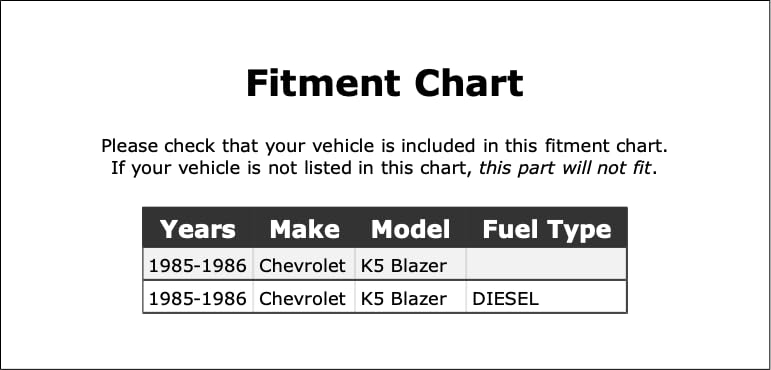 Diesel Glow Plug Controller Compatible with Chevrolet K5 Blazer Diesel 1985 1986 PC-848672