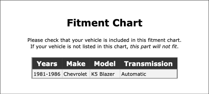 Neutral Safety Switch Compatible with Chevrolet K5 Blazer Automatic Transmission 1981 1982 1983 1984 1985 1986 PC-853007