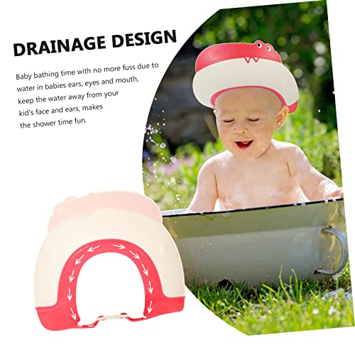 Toyvian 3pcs Children's Shampoo Cap Shampoo Bath hat Bathing tub Kids Bathroom Safety Products bathtubs for Toddlers Infant Baby tubs Kids Shower Hats Flexible Bathing hat Fur hat