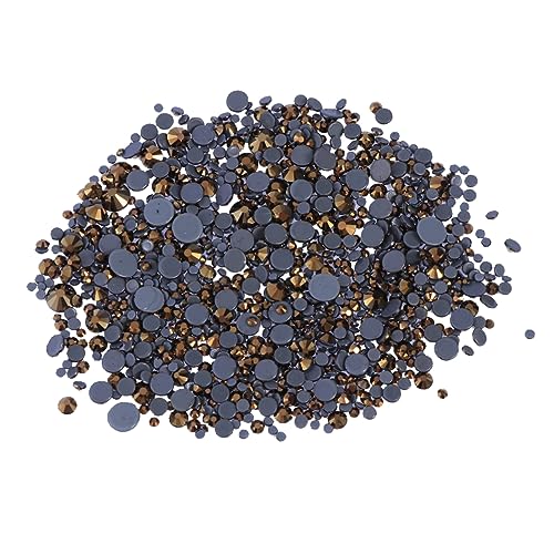 TEHAUX 2000 PCS Nail Art gems Gemstones for Crafts Nail Diamonds Rhinestones Crystal Gemstone Beads Flatback gems Stones Rhinestones Flatback Crystal Beads for Necklace Making DIY Bead 3D