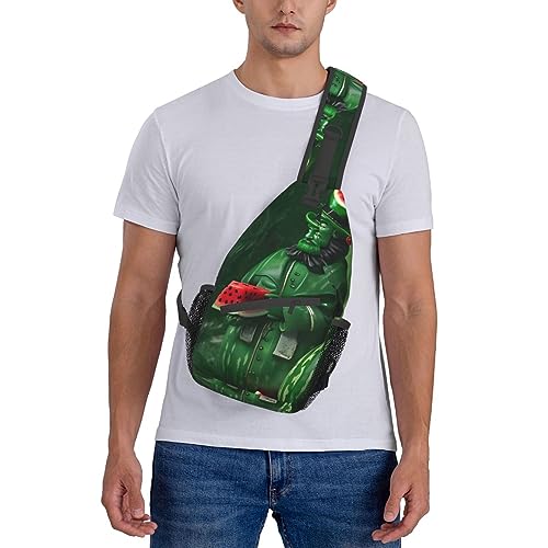 Patrick'S Watermelon Festival Backpacks, Men'S And Women'S Chest Bags, Crossbody Bags, Hiking Fashion Shoulder Bags Outdoor Sports