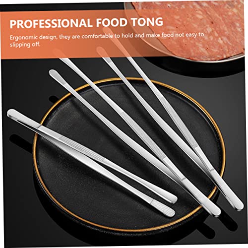 Yardwe 2pcs grill tweezers japan food korean grill camping bbq grill kitchen grill tongs salad tongs household grill tong professional food tong camping food tong barbecue tool cooking