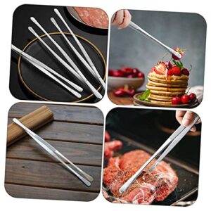 Yardwe 2pcs grill tweezers japan food korean grill camping bbq grill kitchen grill tongs salad tongs household grill tong professional food tong camping food tong barbecue tool cooking