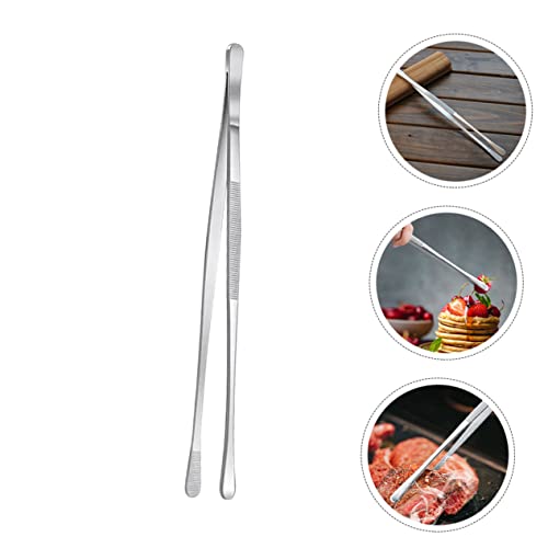 Yardwe 2pcs grill tweezers japan food korean grill camping bbq grill kitchen grill tongs salad tongs household grill tong professional food tong camping food tong barbecue tool cooking