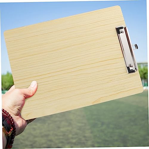 STOBOK 4 pcs Profile Paper Plate Daily Use Supplies X Office Document Man Tablet Letter Exam Women Hand Clip Clips Boards Support Clipboards Hardboard Organizer