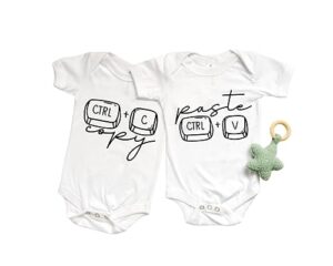 copy and paste computer keys funny baby bodysuit twin set kids boy girl unisex shirt (2t/3t shirt)