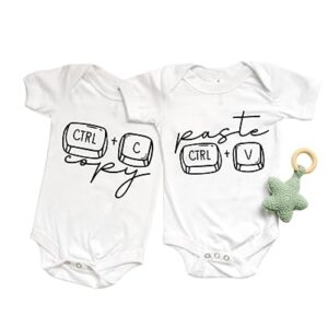 Copy and paste computer keys Funny baby bodysuit twin set kids boy girl unisex shirt (2T/3T Shirt)