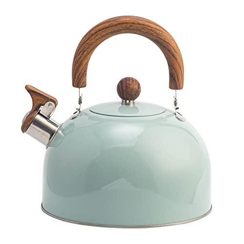 2.5L Tea Kettle, Stovetop Tea Kettle, Audible Whistling Teapot,Suitable for gas stove, induction hob, electric stove, ceramic and halogen stove▂19 * 21CM/7.5"*8.3"