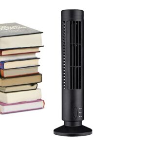 quiet tower fan, 2.5w usb charging tower cooling fan, tower fans oscillating quiet small fan with 2 speeds, bladeless fan, standing oscillating fans for indoors