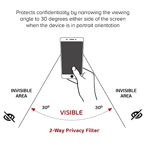 celicious Privacy 2-Way Landscape Anti-Spy Filter Screen Protector Film Compatible with Oppo K9