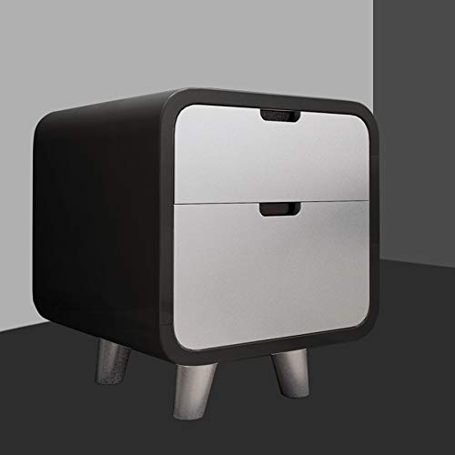 ZHAOLEI Nordic Bedside Table Simple Small Bedroom Mini Grey Paint Simple Creative Bedside Cabinet