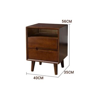 ZHAOLEI All Solid Wood Bedside Cabinet Minimalist Bedside Cabinet, Bedroom Minimalist Locker